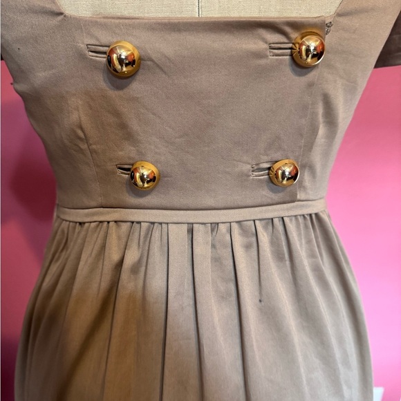 Kate Spade Tan A-Line Midi Dress - Picture 9 of 13